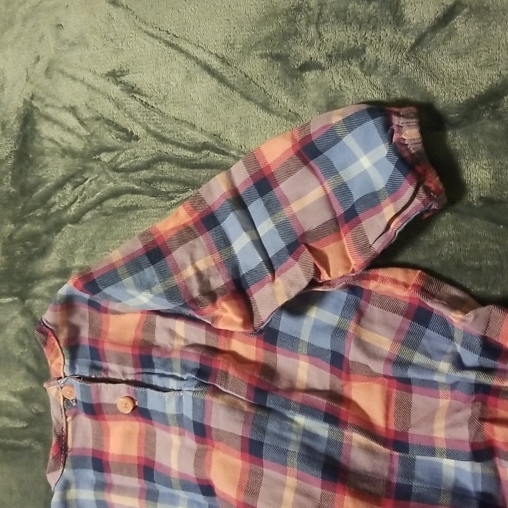 Oshkosh Baby Girl's Plaid Onesie - Picture 11 of 11